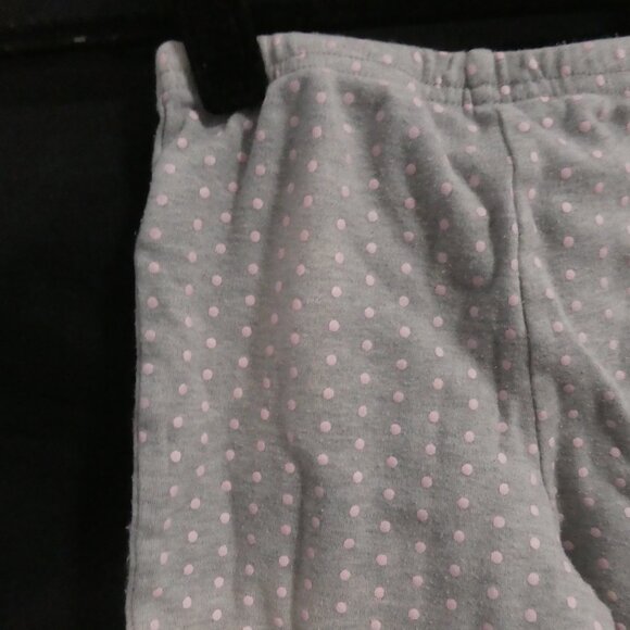 HARTSTRINGS | 18 months | Grey Pants | Pink Polka Dots | Ruffle Hem | Pink Bow - Picture 8 of 12